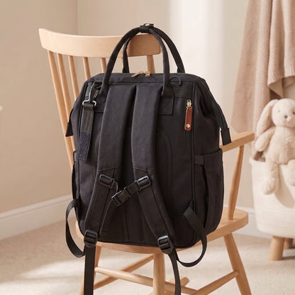 nursery NestnGo baby changing bag Black